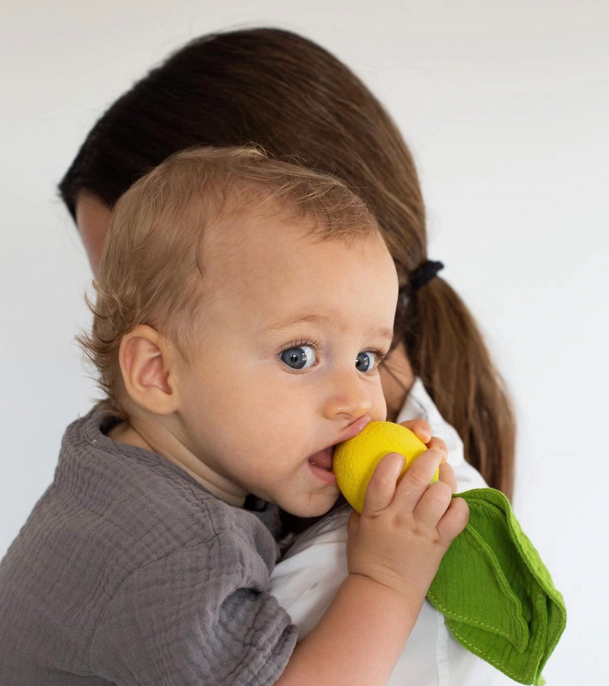 Lou the Lemon Mini | Natural Rubber Teether