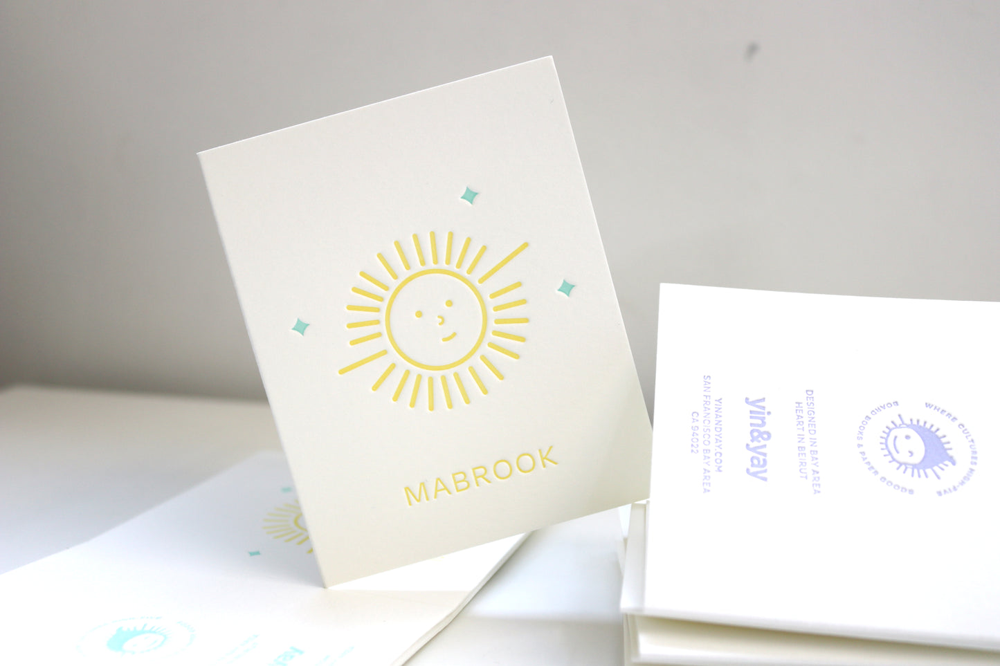 Mabrook Greeting Card