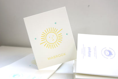 Mabrook Greeting Card