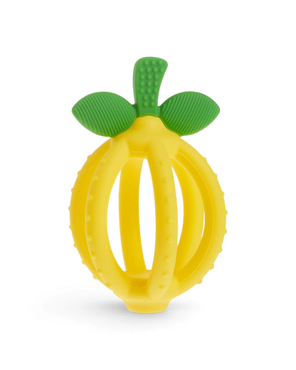 Lemon Drop Bitzy Biter silicone teething ball by Itzy Ritzy