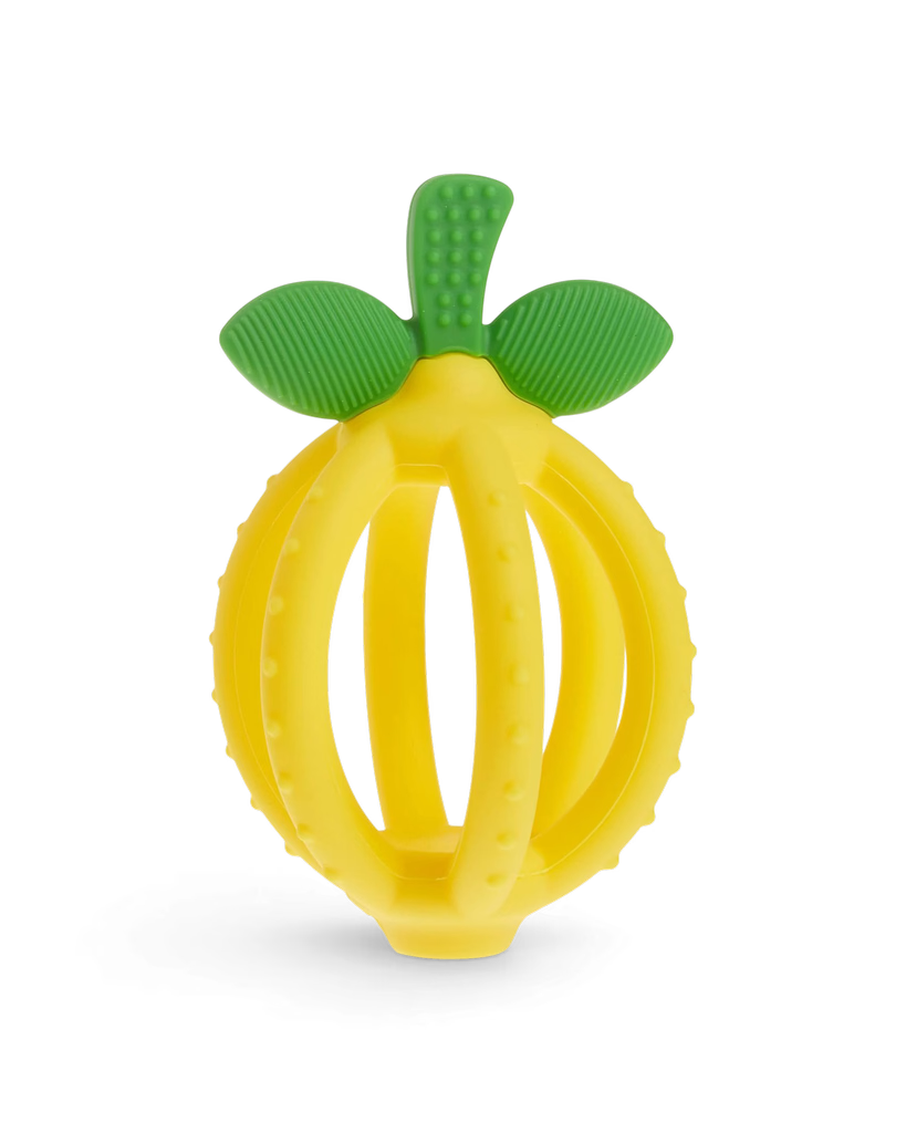 Lemon Drop Bitzy Biter silicone teething ball by Itzy Ritzy